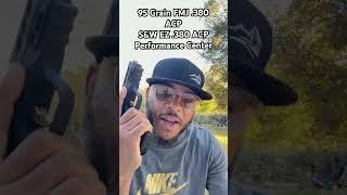 Smith & Wesson M&P .380 EZ performance Center- Winchester 95 Grain FMJ .380 ACP #s&w #youtubeshorts