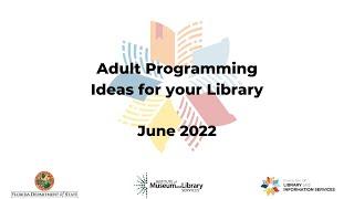 Adult Programming for Your Library