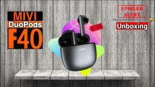 MIVI DuoPods F40 Wireless Earphone Unboxing ASMR