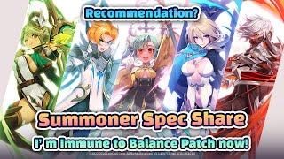 Summoner Recommendation and Spec Share [Summoners War Chronicles]