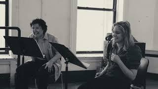 In rehearsal with Elizabeth Teeter & Anna DeNoia for GRACE AND THE GHOST: A New Musical