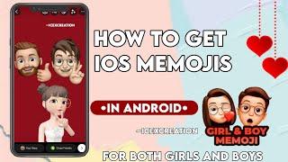 How to get ios memojis||In instagram||Android||Icexcreation #ios #iosemojis #memoji #instagram