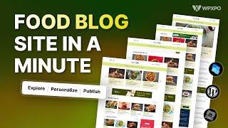 How to Create a Food Blog Website in WordPress