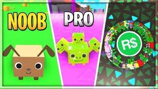 NOOB vs PRO vs ROBUX SPENDER | Pet Simulator