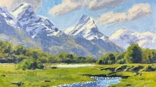 How to Make Mountains POP in Your Paintings - FULL TUTORIAL