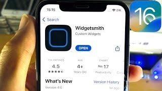 How To Use WidgetSmith on iPhone (Home Screen & Lock Screen)