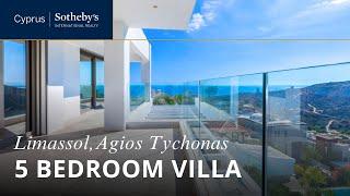 Exclusive 5 Bedroom Villa with a Guest House in Agios Tychonas, Limassol