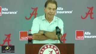 Nick Saban previews Texas/Alabama game; Facing former OC Steve Sarkisian