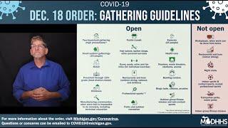 MDHHS Dec. 18 Order: Gathering Guidelines