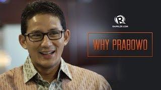 Why Prabowo? Sandiaga Uno talks to Rappler