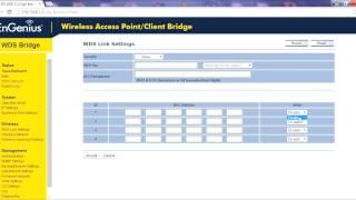 Setting Up a Point-to-Point Link using WDS Bridge Mode