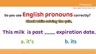 [Pronouns] 30+English Grammar Quiz I Do you use English Pronouns correctly?