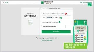 Hoe starten met Easy Banking Web?