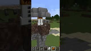 Snow Golem Tower #CzarXGaming #Minecraft #short