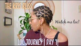 Loc Journey | Starter Locs | Day 1! | The Kris Bliss TV