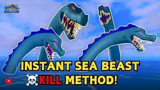 How to Kill Sea Beast Easily In Blox Fruits