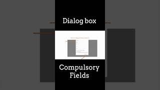 Did you know that you can set compulsory fields in the startup dialog box? #shorts