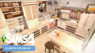 Artist's Cottage Apartment: Country Kitchen KIT Apartment Renovation ~ Sims 4 Speed Build (no CC)