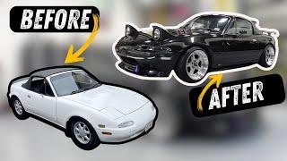 Mazda Miata Build In 10 Minutes! (Insane Transformation)