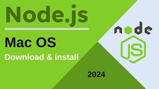 How to Install Node.js on a Mac 2024 | install npm mac terminal #nodejs