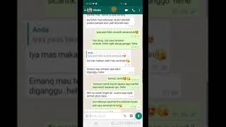 CHAT WHATSAPP WIK WIK TERBARU - ISTRI TEMAN TERNYATA????