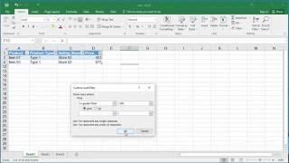 How to Sort and Filter Data in a Table in Excel 2016