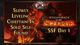 Scourge SSF Day 1 - Toying With Scourge & Leveling Consecrated Path Totems Chieftain? - [PoE 3.16]