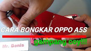 Disassembly: OPPO A5S CPH1909 || cara bongkar oppo A5S