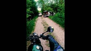 НЕ в то время,  НЕ в том месте‍️ #дваколеса #motovlog #moto #biker #yamaha #scrambler #custom