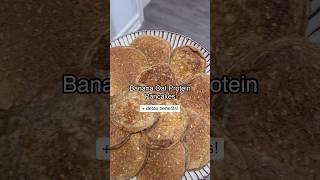 Banana Oat Protein Pancakes