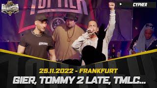 TopTier Takeover FFM: 25.11.22 - Cypher mit GIER, VALIK, DASCHA, FREEZY, TOMMY 2 LATE, TMLC