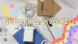 minimalist  aesthetic ️ android phone unboxing  (vivo y20) 2021