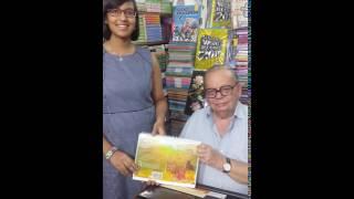 Ruskin Bond with Tanya Jaiswal