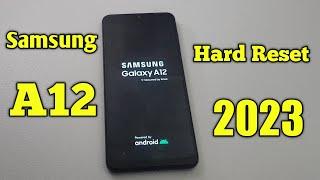 Samsung A12 Hard Reset 2023