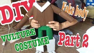 DIY Vulture costume part 2