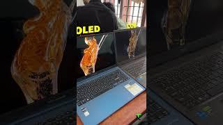 OLED vs LCD display in laptop #oled #lcd #display #pannel #laptop