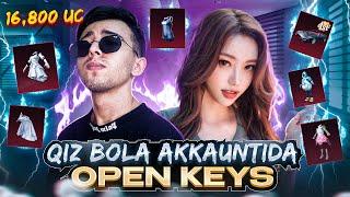 QIZ BOLA AKKAUNTIDA OPEN KEYS PUBG MOBILE!!!