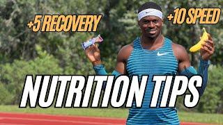 Track and Field Nutrition TIPS to Run FASTER || Grocery VLOG w/ Olympian Aaron Kingsley Brown