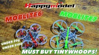 Happymodel Moblite6 & Moblite7 Review - Best Tinywhoop Under $100 Under 20gram Tinywhoop