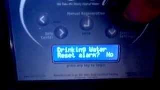 Resetting Rainsoft EC4 drinking filter alarm