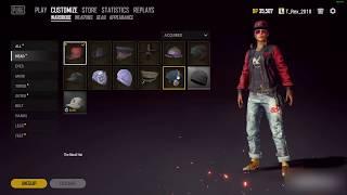 PUBG All Twitch Crate +  All PGI 2018.   Gunslinger,Pilot,Deadmau5,Spa,Jungle,PGI