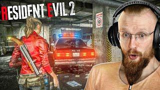 THIS IS THE CREEPIEST UNDERGROUND PARKING GARAGE! - Resident Evil 2 Remake Claire | Part 2