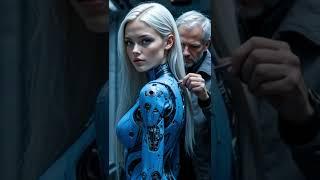 Engineer Fixes Beautiful Humanoid Robot in High-Tech Lab Scene #RobotRepair #HumanoidAI