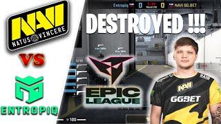 NAVI vs Entropiq | CSGO EPIC League CIS Spring 2021| Natus Vincere vs Entropiq |матч нави