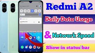 how to show daily data usage in redmi a2 | redmi a2 show daily data usage