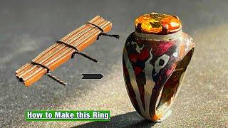 How to Make Mokume Gane Ring at Home