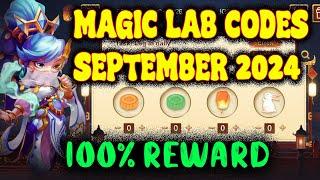 MAGIC LAB CODES SEPTEMBER 2024 | CASTLE CLASH