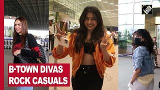 B-Town divas rock casuals at Mumbai airport | Bollywood News | Entertainment News