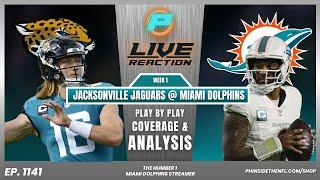 NFL LIVE STREAM | MIAMI DOLPHINS VS JACKSONVILLE JAGUARS | PLAY BY PLAY, LIVE REACTION & HIGHLIGHTS