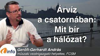 Floods in the sewers: what can the network cope with?. András Gerőfi-Gerhardt, Inforádió, Arena